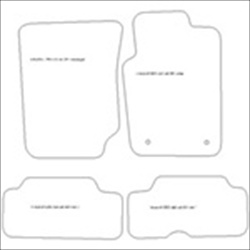 Mitsubishi L200 Club Cab 2dr Car Mats